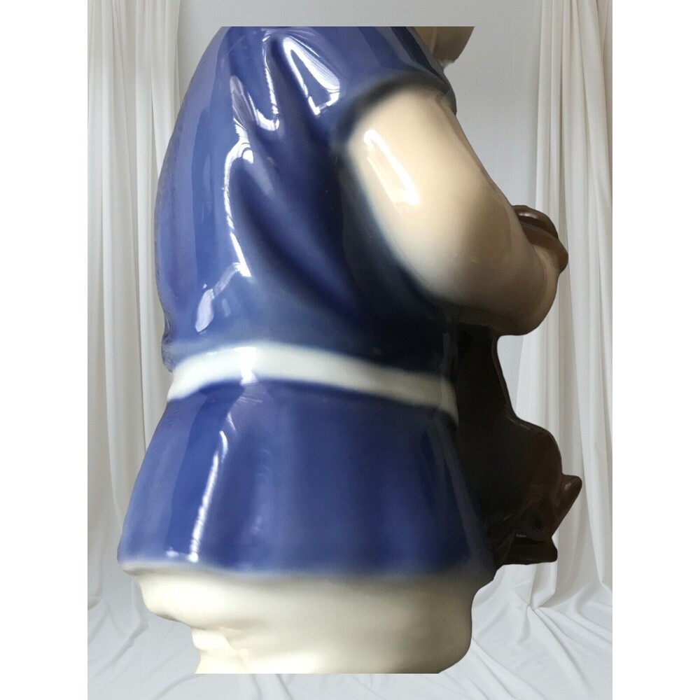 Bing & Grondahl B&G Boy Holding Puppy Figurine 6.75" #1747 Denmark Vintage - Picture 9 of 10